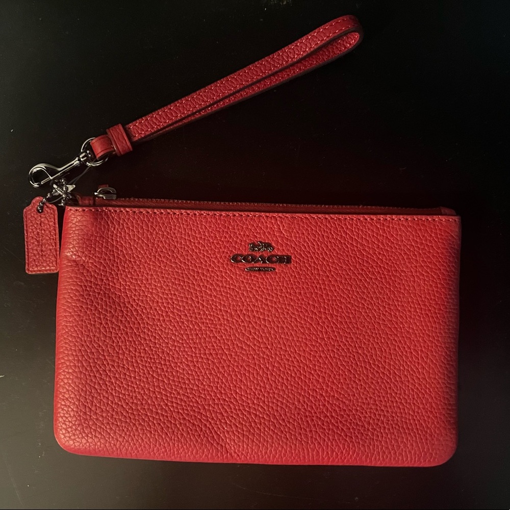Hot Pink Coach Clutch
